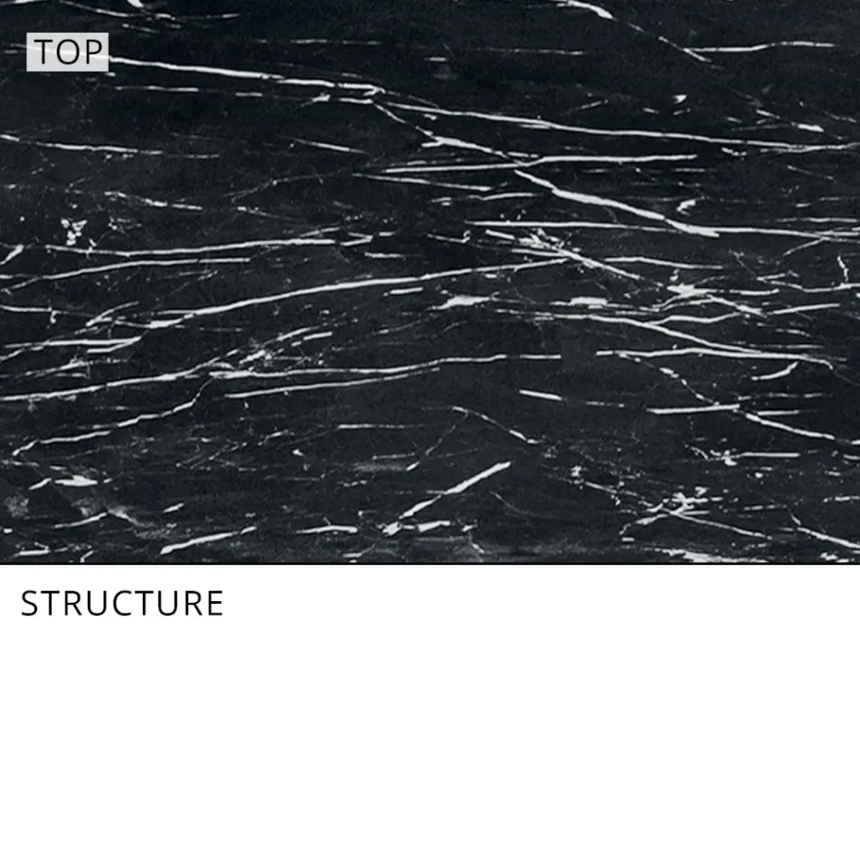 Table à manger d'extérieur extensible 318 cm en aluminium et grès - Filomena Viadurini