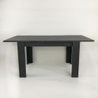 Table à manger extensible jusqu'à 170 cm design en bois durable - Perro Viadurini