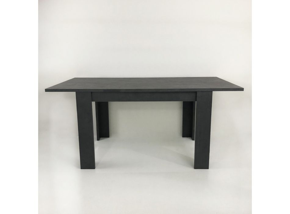Table à manger extensible jusqu'à 170 cm design en bois durable - Perro Viadurini