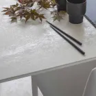 Table à manger extensible jusqu'à 180 cm en céramique fabriquée en Italie - Pitagora Viadurini