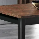 Table à manger extensible jusqu'à 180 cm en hêtre Made in Italy - Otiello Viadurini