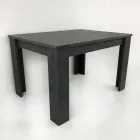 Table à manger extensible à 210 cm Design en bois durable - Perro Viadurini