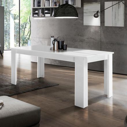 Table à manger extensible à 210 cm Design en bois durable - Perro Viadurini
