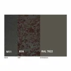 Table à manger extensible jusqu'à 298 cm en métal et plateau en céramique - Anaconda Viadurini