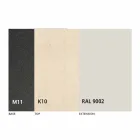 Table à manger extensible jusqu'à 298 cm en métal et plateau en céramique - Anaconda Viadurini