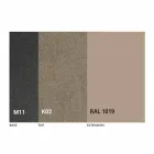 Table à manger extensible jusqu'à 298 cm en métal et plateau en céramique - Anaconda Viadurini