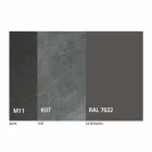 Table à manger extensible jusqu'à 298 cm en métal et plateau en céramique - Anaconda Viadurini