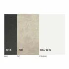 Table à manger extensible jusqu'à 298 cm en métal et plateau en céramique - Anaconda Viadurini