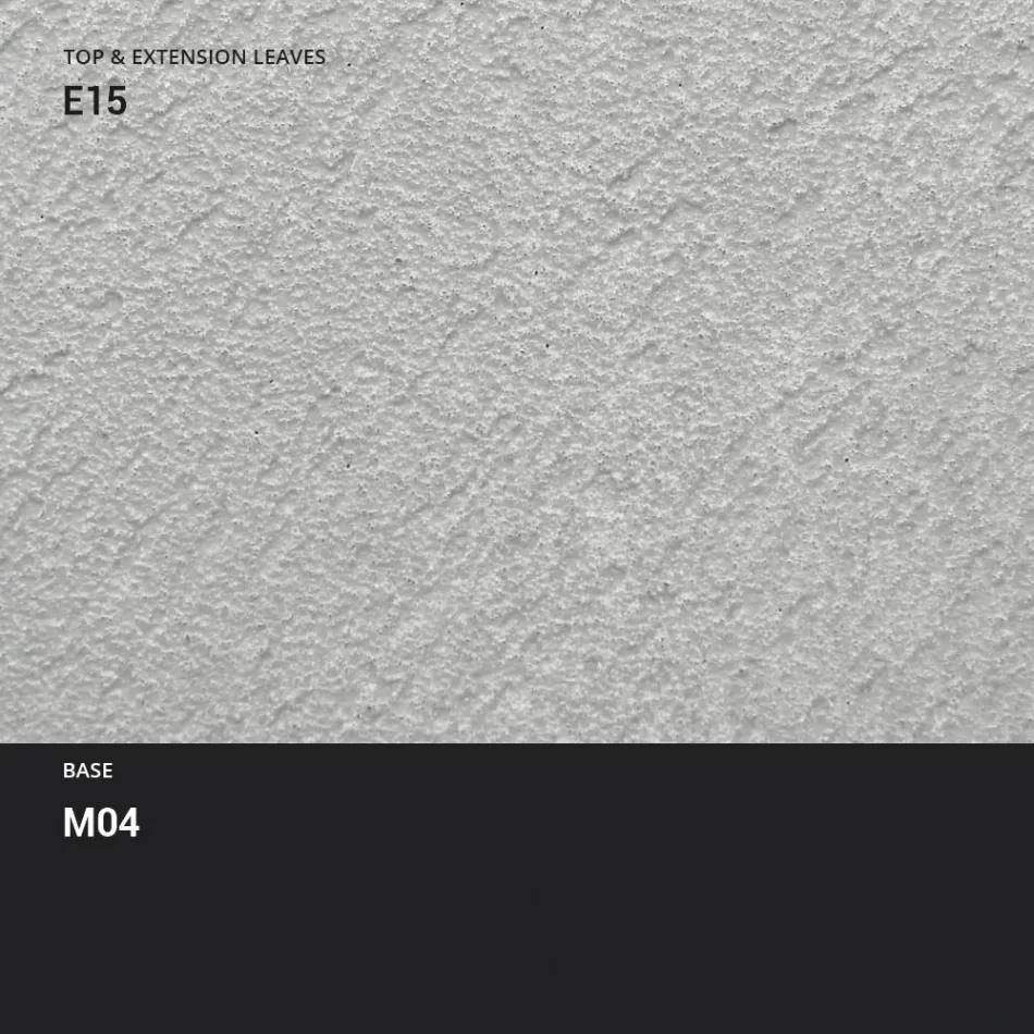 Table à manger extensible jusqu'à 310 cm effet mortier Made in Italy - Euclide Viadurini