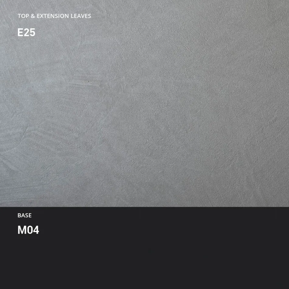 Table à manger en métal extensible jusqu'à 310 cm Made in Italy - Euclide Viadurini