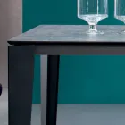 Table à manger extensible jusqu'à 325 cm en stratifié Made in Italy - Années 70 Viadurini
