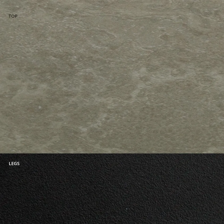 Table à manger extensible jusqu'à 325 cm en stratifié Made in Italy - Années 70 Viadurini