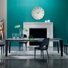 Table à manger extensible jusqu'à 325 cm en stratifié Made in Italy - Années 70 Viadurini