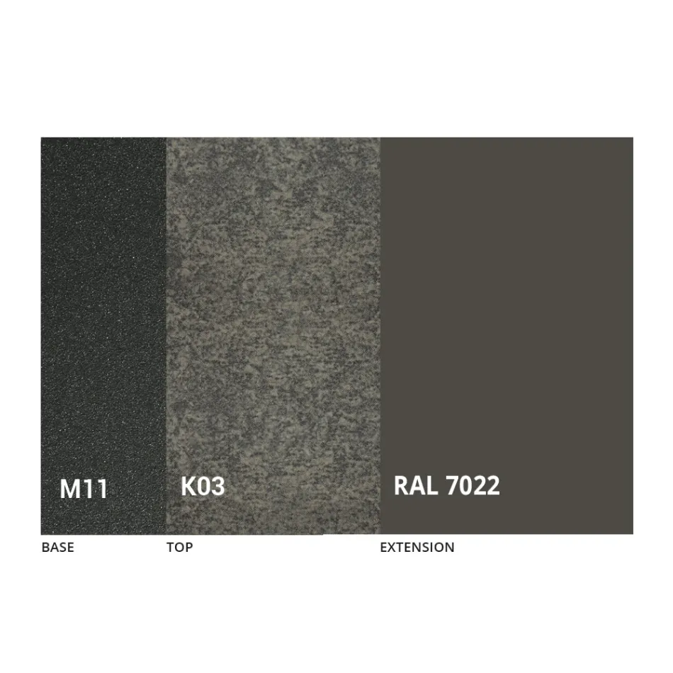 Table à manger extensible jusqu'à 170 cm en céramique Made in Italy - Tremiti Viadurini