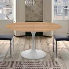 Table à manger extensible jusqu'à 170 cm en stratifié Made in Italy - Dollars Viadurini