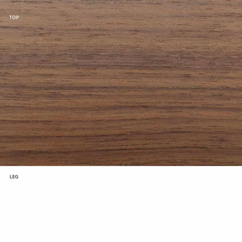 Table à manger extensible jusqu'à 170 cm en bois fabriquée en Italie - Dollars Viadurini