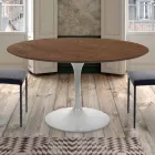 Table à manger extensible jusqu'à 170 cm en bois fabriquée en Italie - Dollars Viadurini