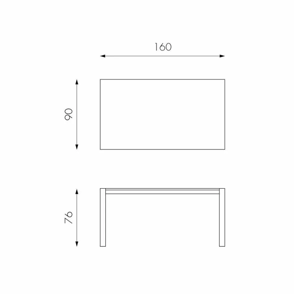 Table à rallonge en chêne Ciro jusqu'à 240 cm Viadurini