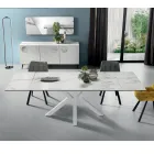 Table à manger extensible jusqu'à 240 cm en grès cérame - Domagnano Viadurini
