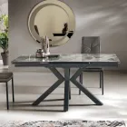 Table à manger extensible jusqu'à 240 cm en grès cérame - Domagnano Viadurini