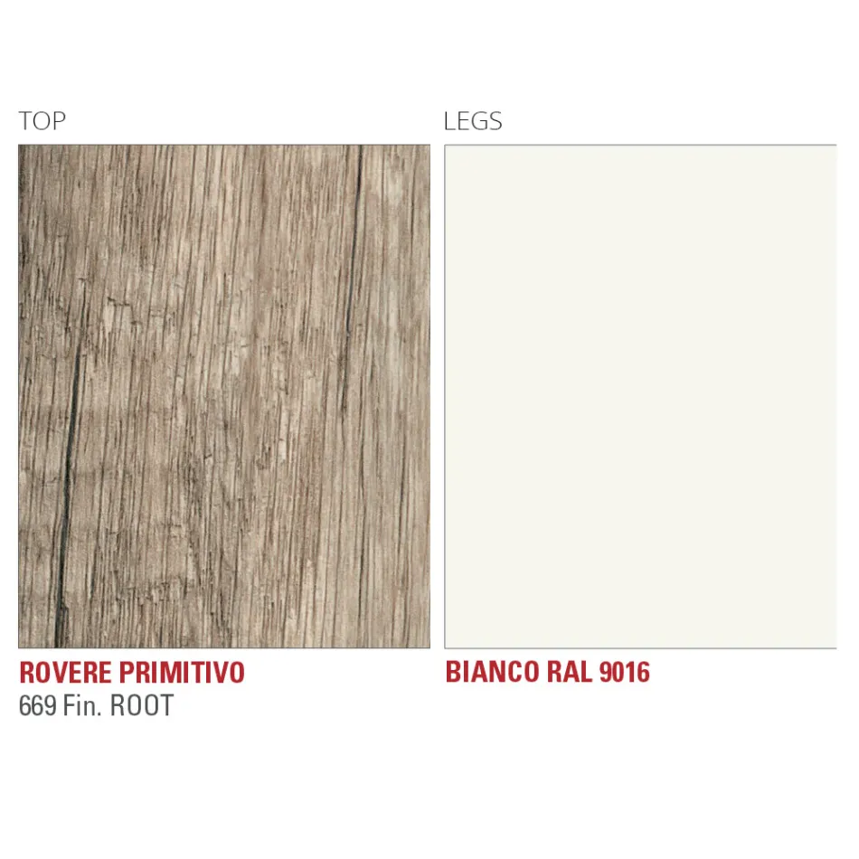 Table à manger extensible jusqu'à 252 cm en HPL Made in Italy - Efisto Viadurini