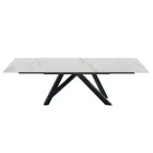 Table à manger extensible jusqu'à 278 cm en Laminam Made in Italy - Settimmio Viadurini