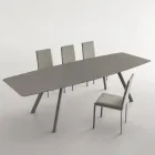 Table à manger extensible jusqu'à 280 cm en Fenix Made in Italy - Lingotto Viadurini