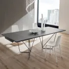 Table à manger extensible jusqu'à 280 cm en Fenix Made in Italy - Eolo Viadurini