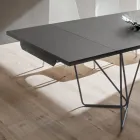 Table à manger extensible jusqu'à 280 cm en Fenix Made in Italy - Eolo Viadurini