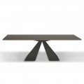 Table à manger extensible jusqu'à 300 cm en Fenix Made in Italy - Dalmata