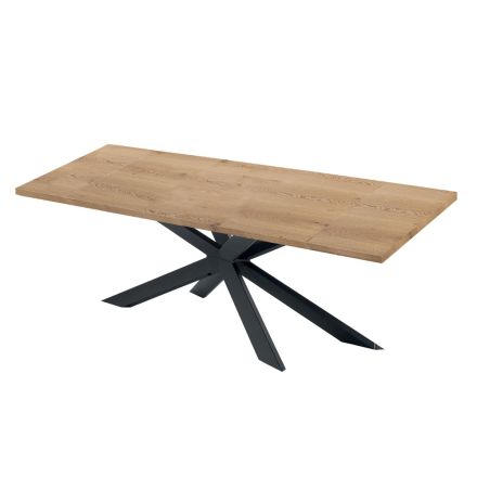 Table à manger extensible jusqu'à 300 cm en stratifié Made in Italy - Grotta Viadurini