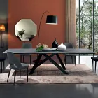 Table à manger extensible jusqu'à 300 cm en stratifié Made in Italy - Settimmio Viadurini