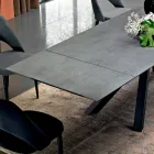 Table à manger extensible jusqu'à 300 cm en stratifié Made in Italy - Settimmio Viadurini