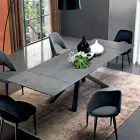 Table à manger extensible jusqu'à 300 cm en stratifié Made in Italy - Settimmio Viadurini