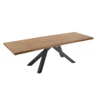 Table à manger extensible jusqu'à 300 cm en bois plaqué - Settimmio Viadurini