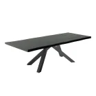 Table à manger extensible jusqu'à 300 cm en bois plaqué - Settimmio Viadurini