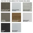 Table à manger extensible jusqu'à 310 cm en mélamine Made in Italy - Années 70 Viadurini