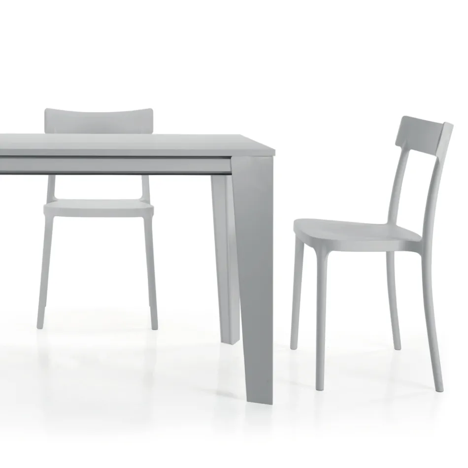 Table à manger extensible jusqu'à 310 cm en mélamine Made in Italy - Années 70 Viadurini