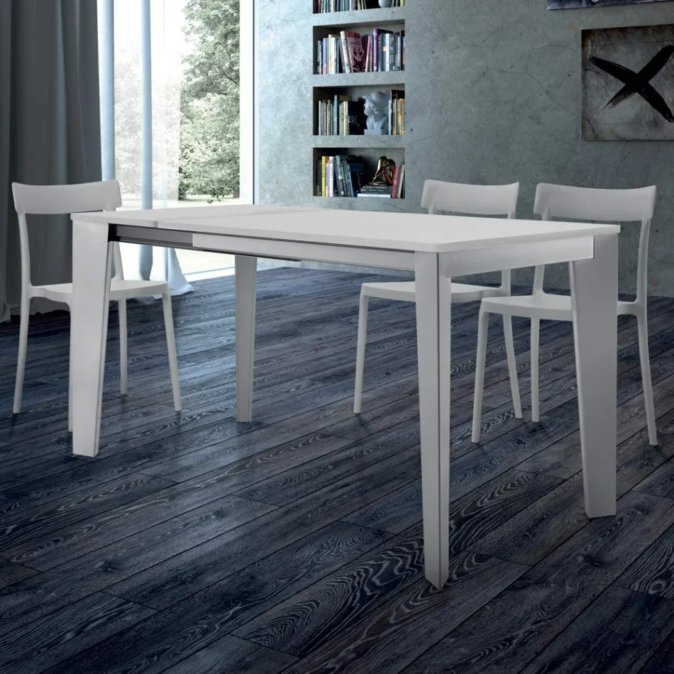Table à manger extensible jusqu'à 310 cm en mélamine Made in Italy - Années 70 Viadurini