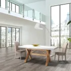 Table à manger extensible jusqu'à 315 cm en bois massif - Massimo Viadurini