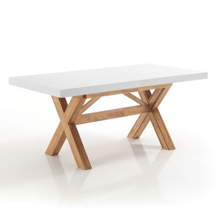 Table à manger extensible jusqu'à 315 cm en bois massif - Massimo Viadurini