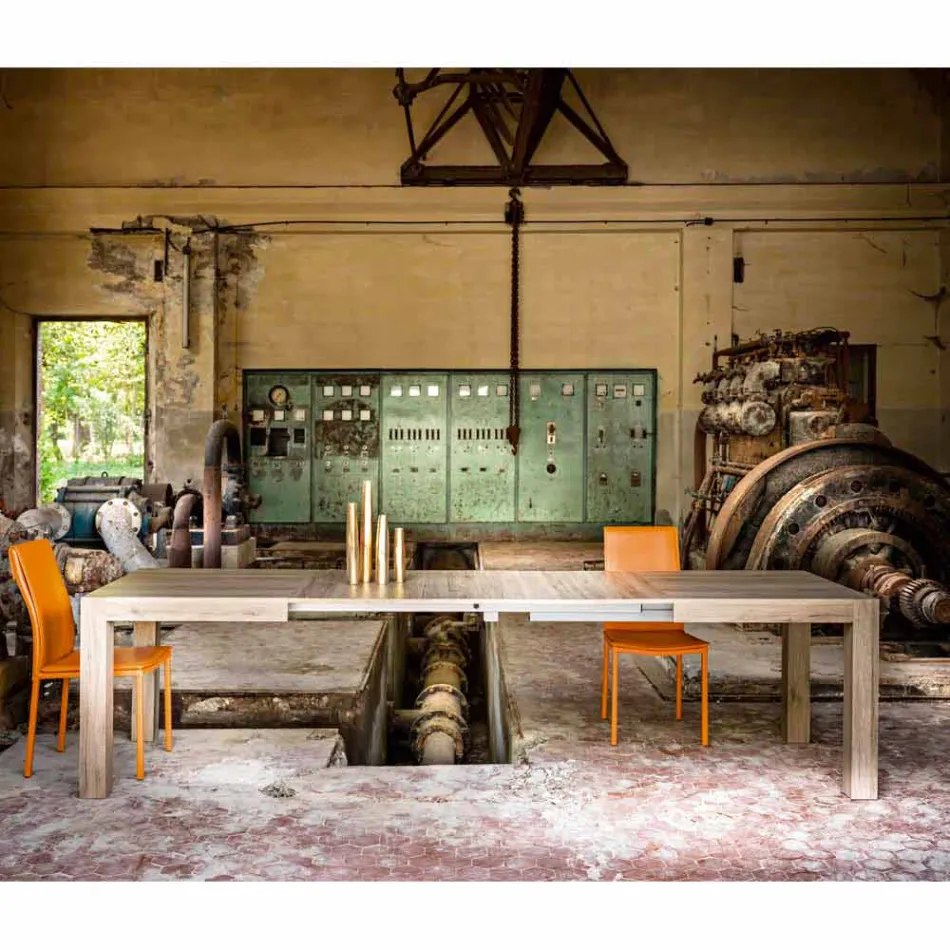 Table à manger extensible jusqu'à 320 cm design moderne Oky Viadurini