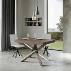 Table à manger extensible jusqu'à 440 cm de design Made in Italy - Rally Viadurini