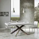 Table à manger extensible jusqu'à 440 cm de design Made in Italy - Rally Viadurini