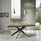 Table à manger extensible jusqu'à 440 cm de design Made in Italy - Rally Viadurini