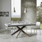 Table à manger extensible jusqu'à 440 cm de design Made in Italy - Rally Viadurini