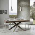 Table à manger extensible jusqu'à 440 cm de design Made in Italy - Rally Viadurini