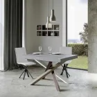 Table à manger extensible jusqu'à 440 cm de design Made in Italy - Rally Viadurini