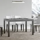 Table à manger extensible jusqu'à 440 cm en bois et fer fabriquée en Italie - Foxy Viadurini