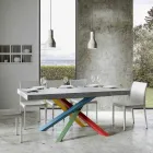 Table à manger extensible jusqu'à 440 cm Plateau en bois Made in Italy - Boan Viadurini